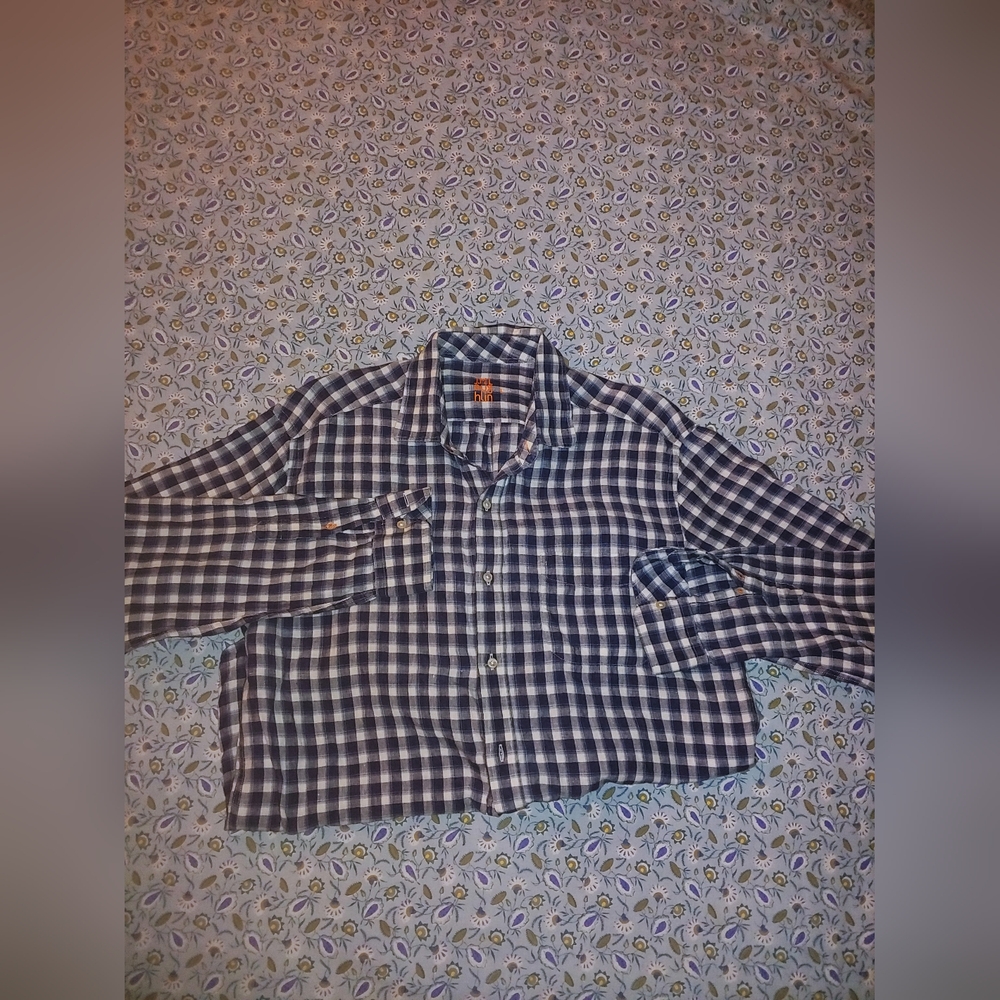 J McLaughlin Mens New Button Down Size L